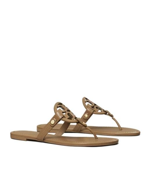 Tory Burch Brown Miller Sandals