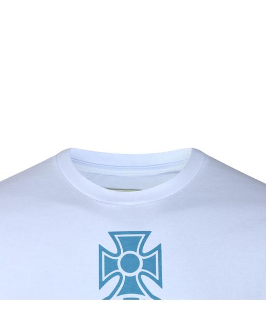Vivienne Westwood Blue Orb Printed Crewneck T-Shirt