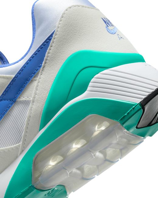 Nike Blue Air Max 180 Ultramarine Logo Patch Sneakers for men