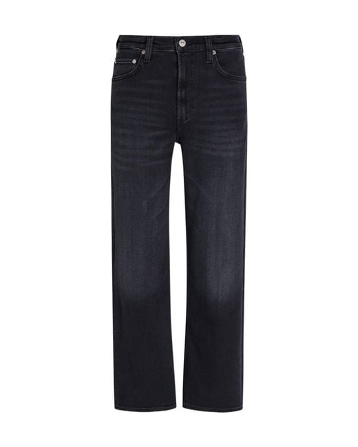Citizens of Humanity Blue Straight-Leg Jeans