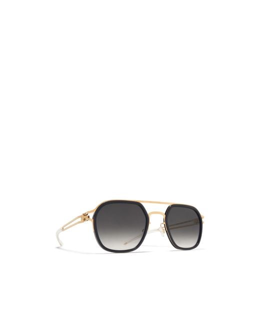 Mykita Metallic Leeland Geometric-Frame Sunglasses for men
