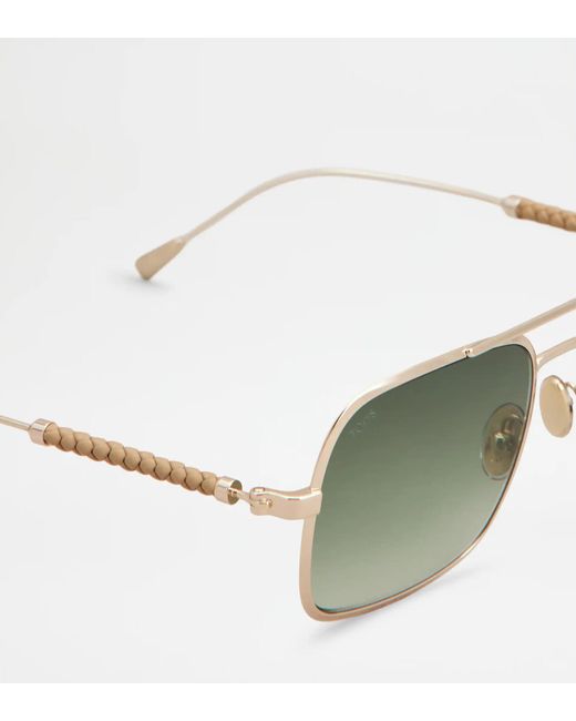 Tod's Green Full-Rim Sunglasses