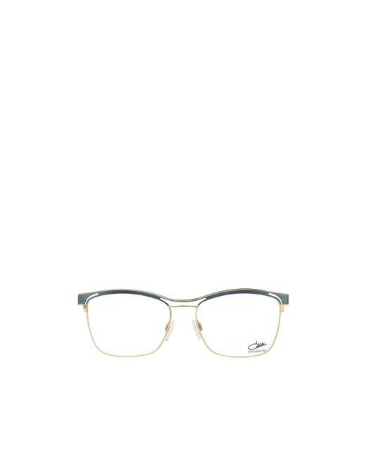 Cazal White Full Frame Plain Mirror for men