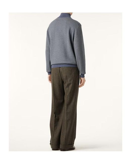 Loro Piana Gray Roadster Sweater for men
