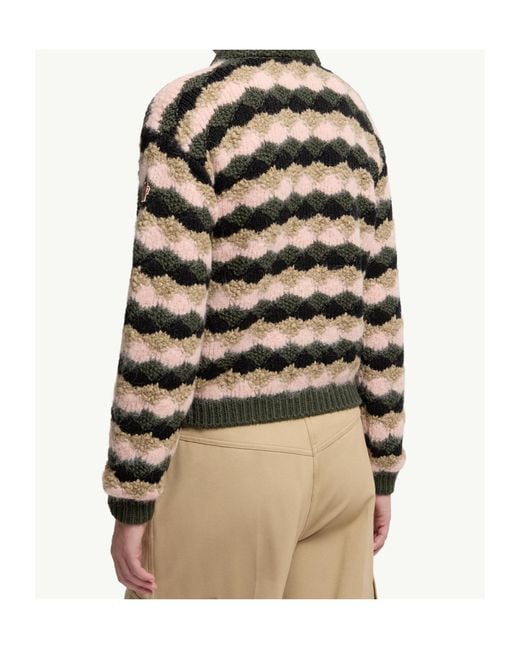 Moncler Multicolor Grenoble Striped Crewnek Jumper