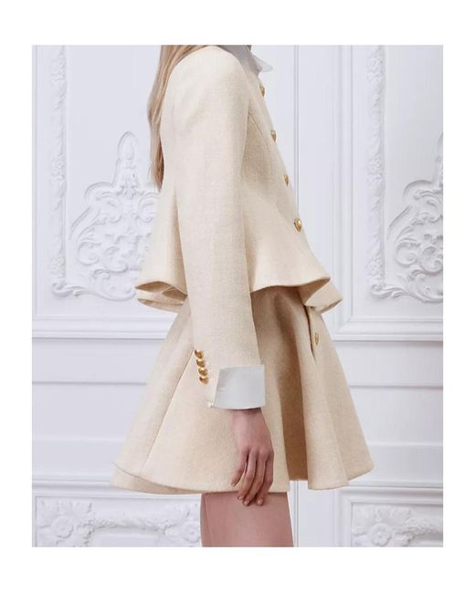 Dior Natural Flared Miniskirt