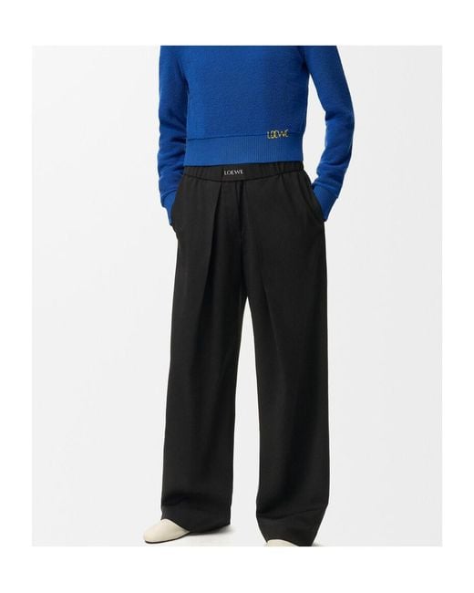 Loewe Black Elasticated Trousers