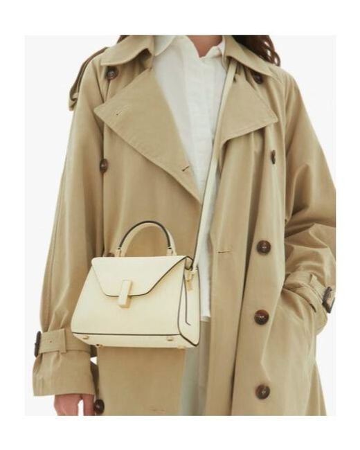 Valextra White Iside Crossbody Micro Bag