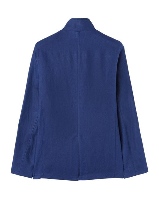 Loro Piana Blue Long-Sleeved Casual Jacket for men
