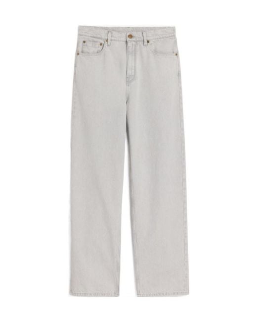 Jil Sander Gray Relaxed Denim Trousers for men