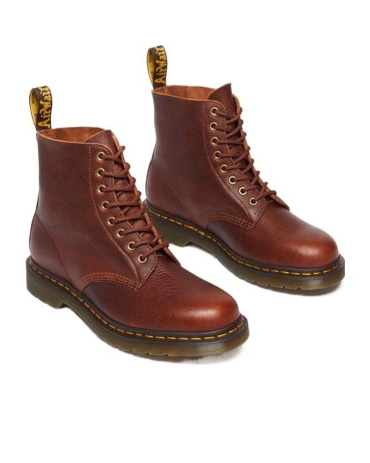 Dr. Martens Brown 1460 Ambassador Leather Lace Up Boots for men