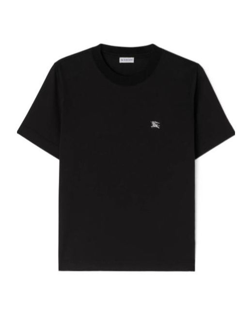 Burberry Black Knight Jewel Cotton T-Shirt