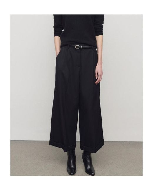 The Row Blue Lior Cuffed Trousers