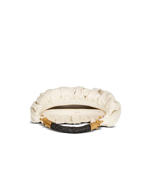 Balmain White Medium Ebene Bag