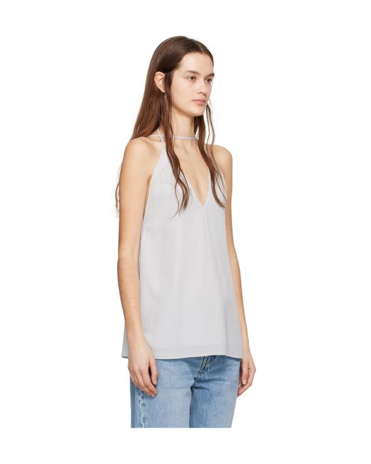 Totême White Totême Double Halter Top