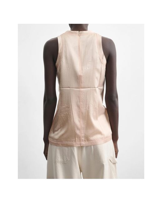 Phoebe Philo Natural Crew Neck Vest
