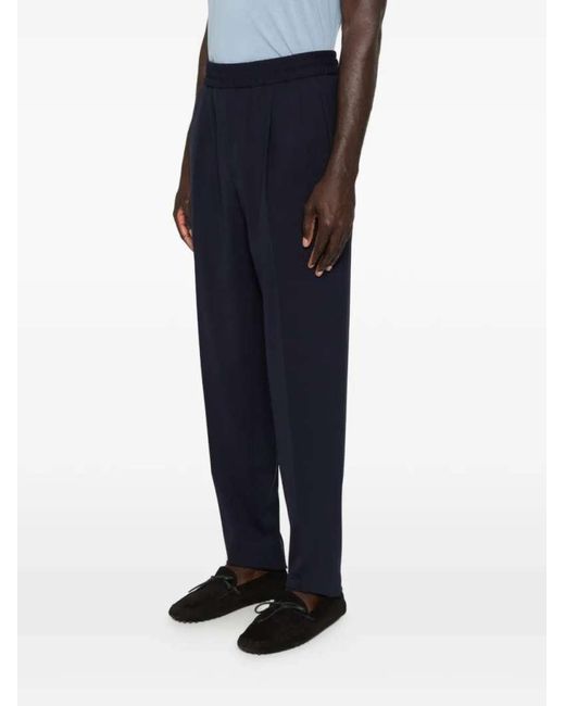 Zegna Blue Jogging Pants for men