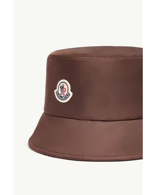 Moncler Brown Teddy Bucket Hat