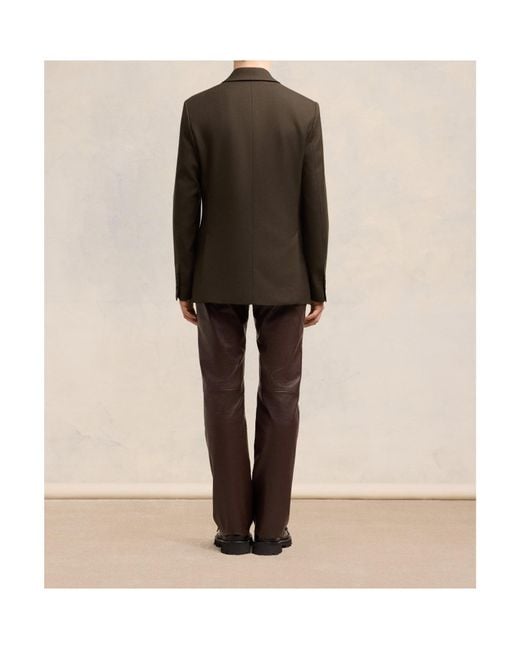 AMI Green Ami Alexandre Mattiussi Double Breasted Blazer for men