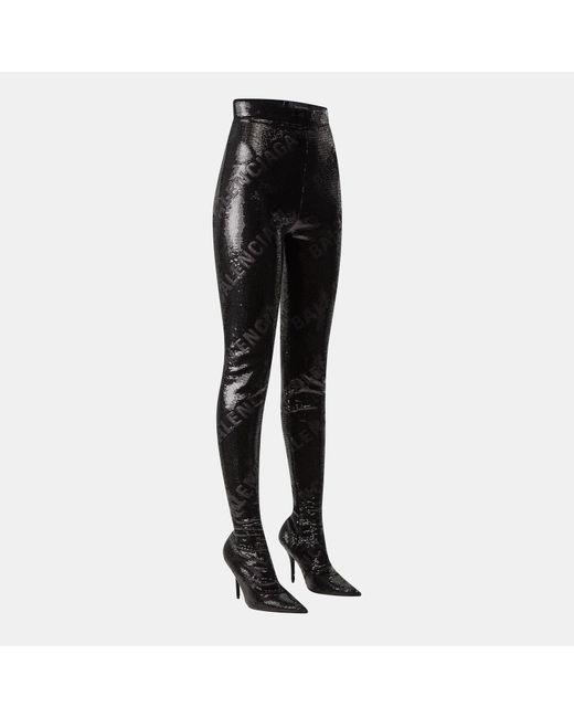 Balenciaga Black Over-The-Knee Boots