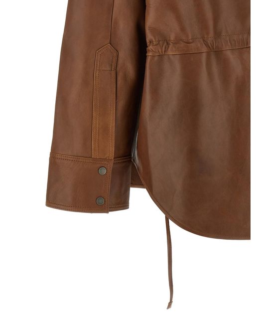 Haikure Brown Victoria Oversized Jacket