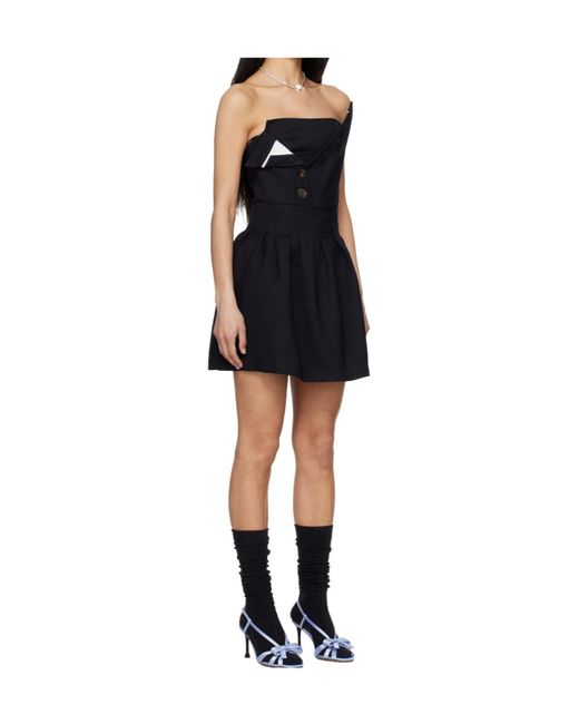 ShuShu/Tong Black Sleeveless Dress