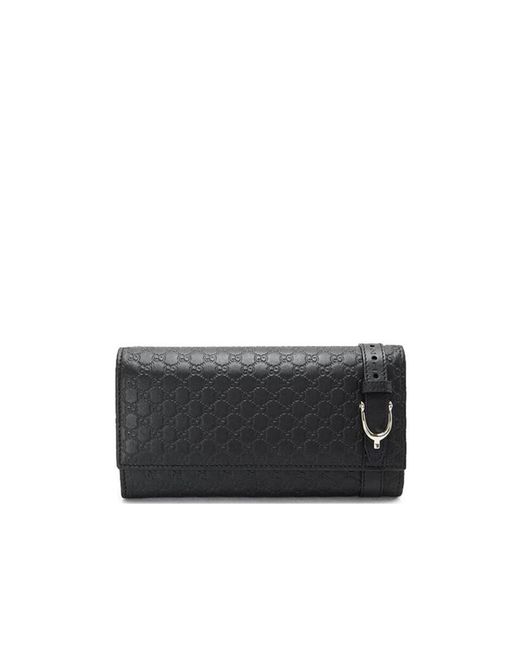 Gucci Gray Embossed Purse