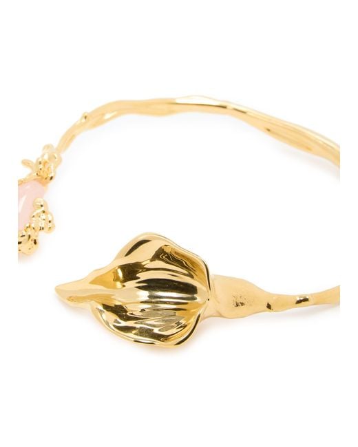 Chloé Metallic Twisted Detail Necklace