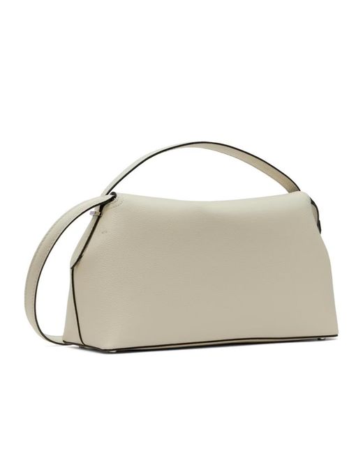 Totême Natural Totême Logo Plaque Shoulder Bag