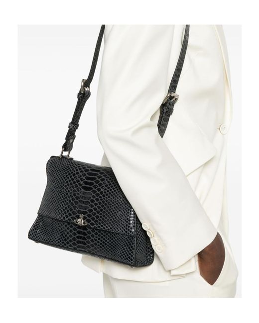Vivienne Westwood Black Bianca Small Shoulder Bag