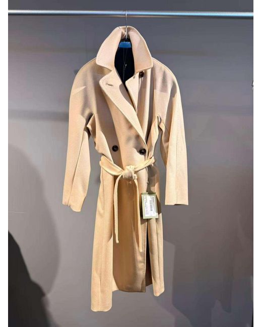 Weekend by Maxmara Natural Belted Midi Coat