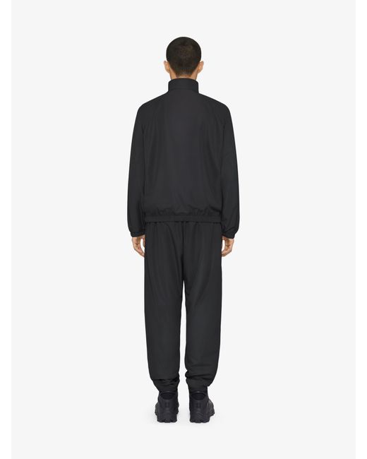 Givenchy Black Tracksuit Jacket With 4G Detail for men