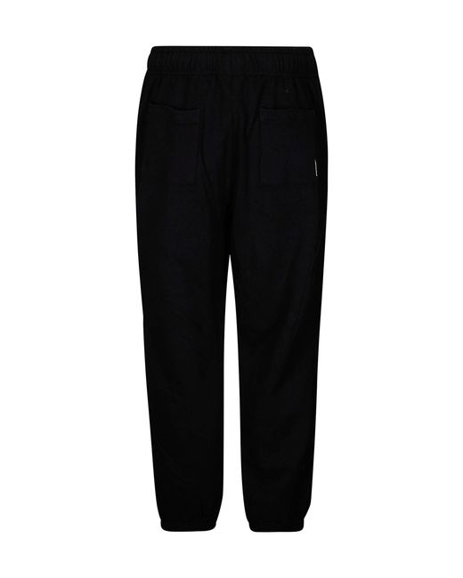 ICECREAM Black Running Dog Graphic Joggers for men