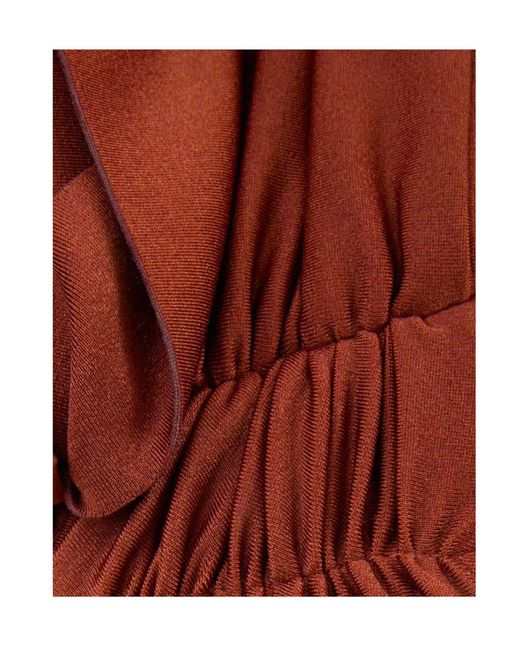 Zimmermann Red Awaken Tie Neck Bikini