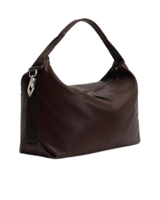 Lemaire Brown Berlingot Hobo Bag for men