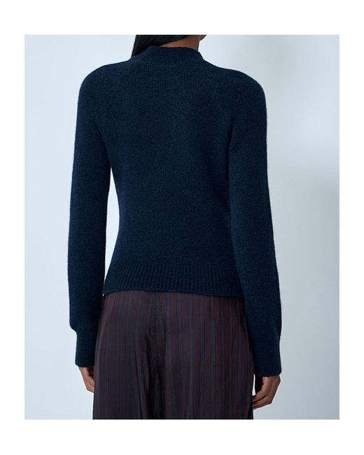 Dries Van Noten Blue Texas Crewneck Knitted Jumper