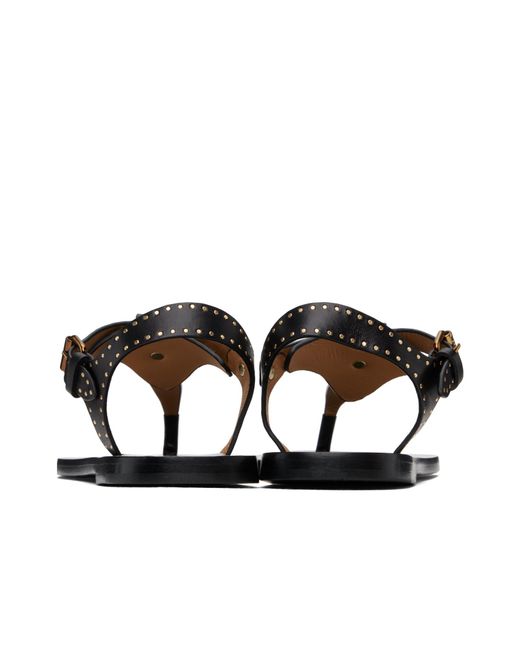 Isabel Marant Multicolor T-Bar Strap Joony Sandals