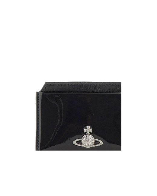 Vivienne Westwood Black Flat Card Holder