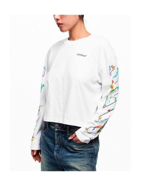 Off-White c/o Virgil Abloh White Printed Top