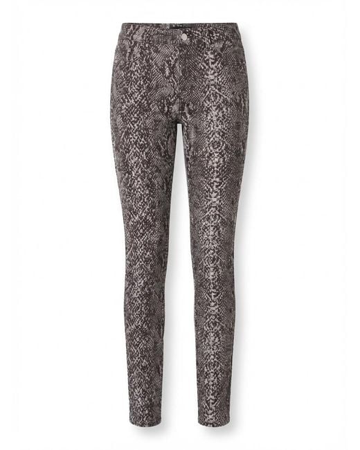 Sportmax Gray Logo Details Casual Pants
