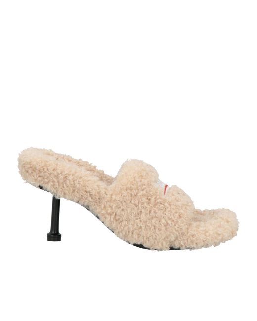 Balenciaga Natural Solid Color Suede Fabric