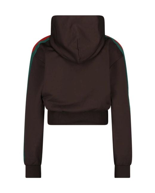 Gucci Black Long-Sleeve Hooded Sweatshirt