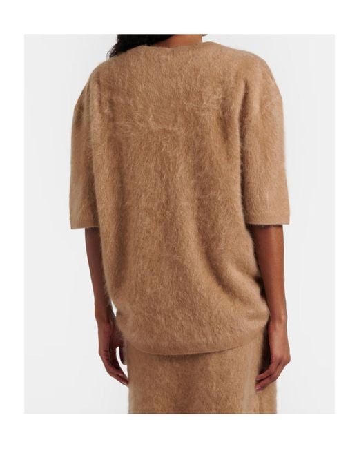 Lisa Yang Brown Maren Cashmere Sweater