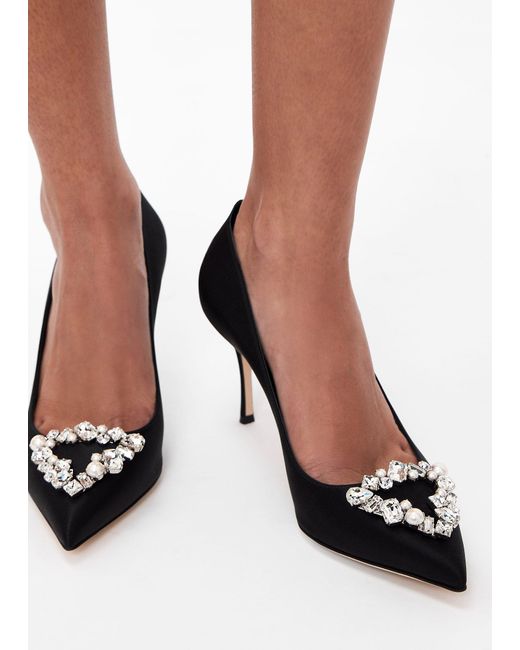 Sergio Rossi Black Pointed High Heels