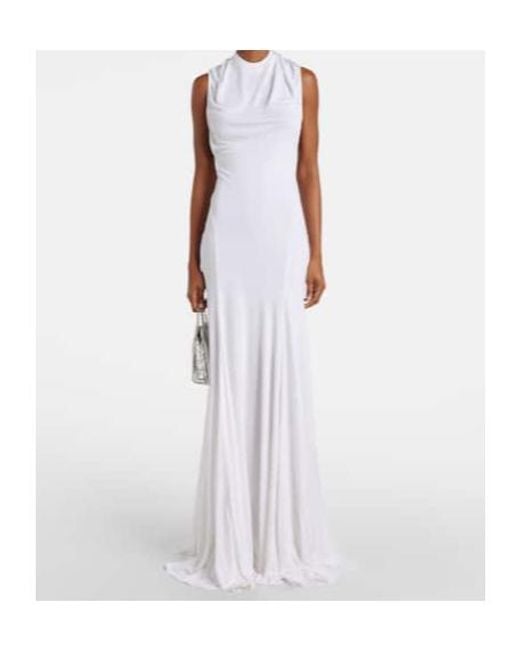 Christopher Esber White Sleeveless Dress