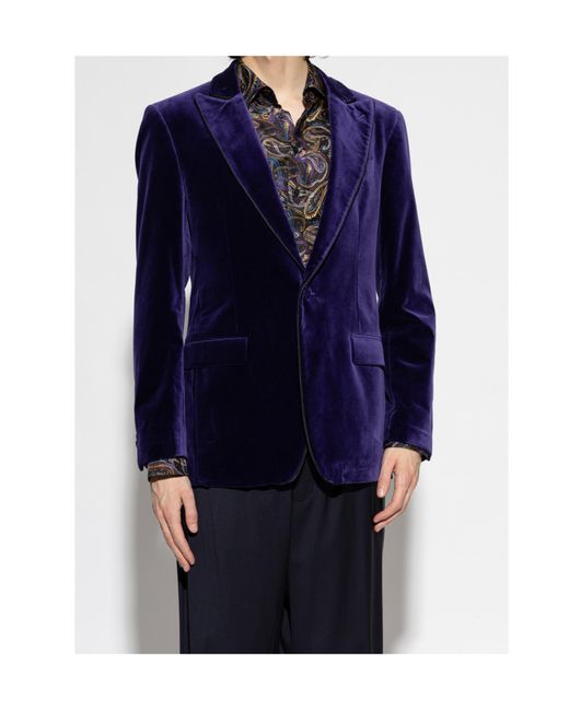 Etro Blue Blazers for men