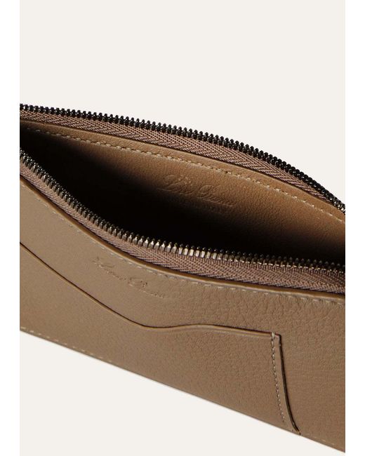Loro Piana Brown Extra Zipper Clip for men