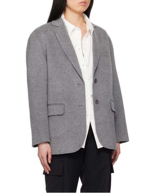 Anine Bing Gray Quinn Blazer