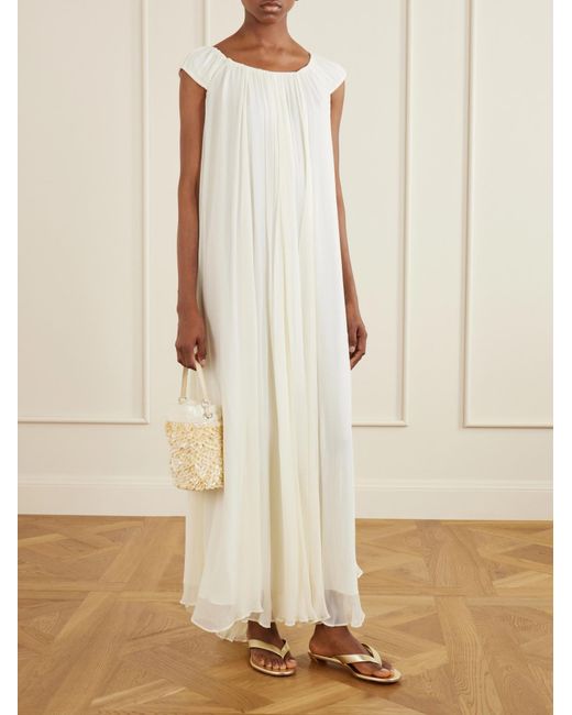 Staud Natural Lila Mini Embellished Shoulder Bag