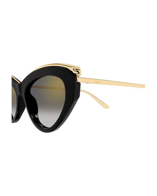 Cartier Multicolor Cat-Eye Metal Detail Sunglasses for men